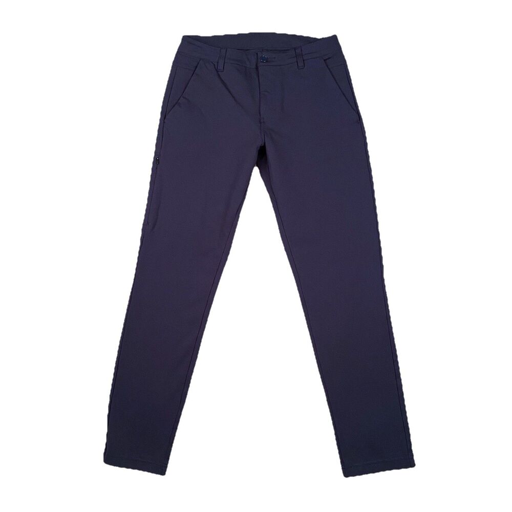 BYLT Premium Basics Pants Mens 33 (Fits 29x28.5) Navy Blue Tapered Performance